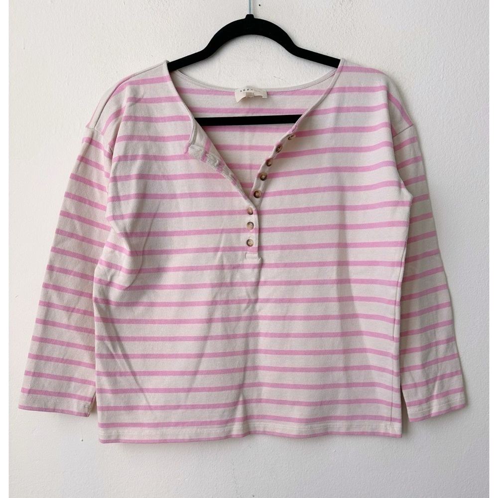 Sezane Gatsby Top Pastel Pink